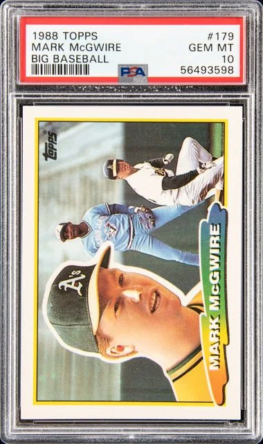 1988 Topps Big Mark McGwire Baseball #179 card image