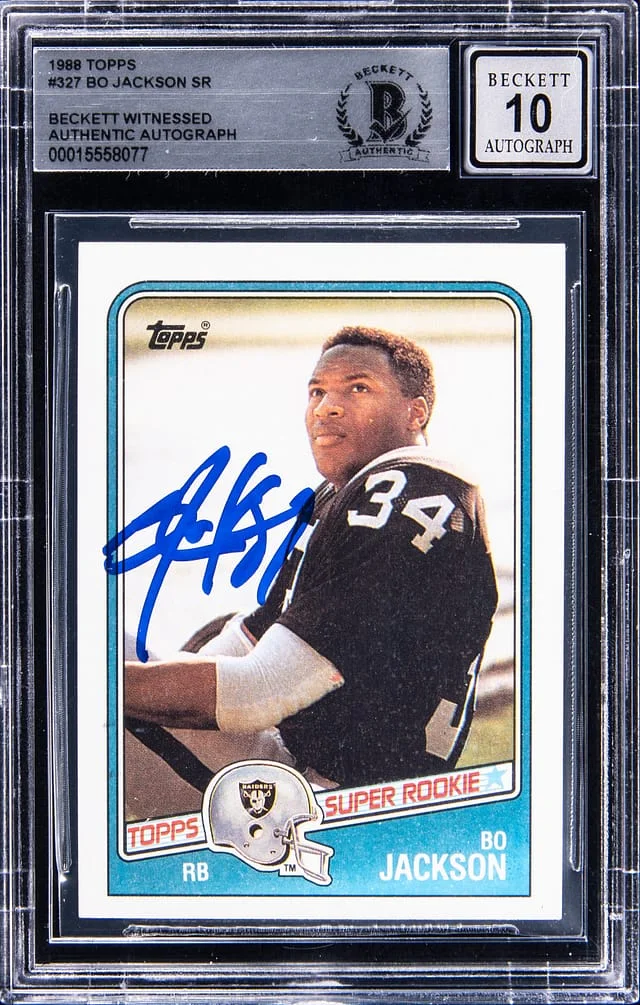 1988 Topps Bo Jackson #327 card image