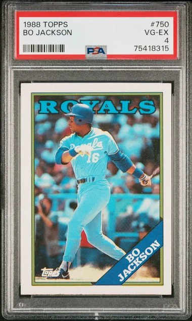 1988 Topps Bo Jackson #750 card image