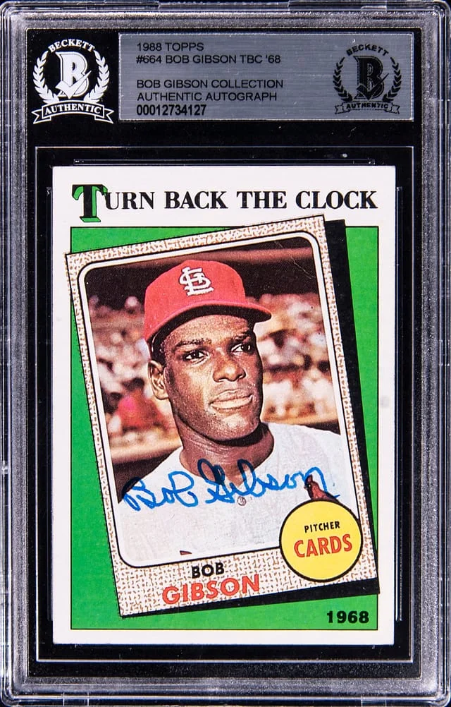 1988 Topps Bob Gibson Collection #664 card image