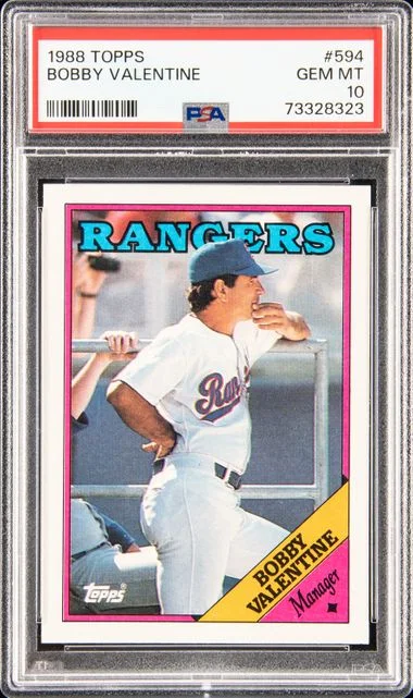 1988 Topps Bobby Valentine #594 card image