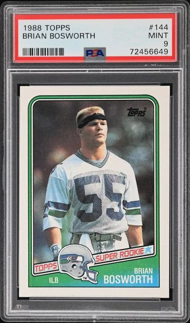1988 Topps Brian Bosworth #144 card image