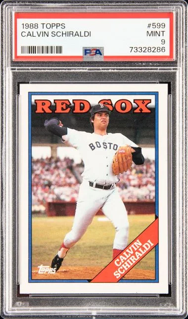 1988 Topps Calvin Schiraldi #599 card image