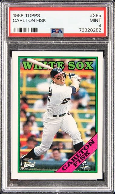 1988 Topps Carlton Fisk #385 card image