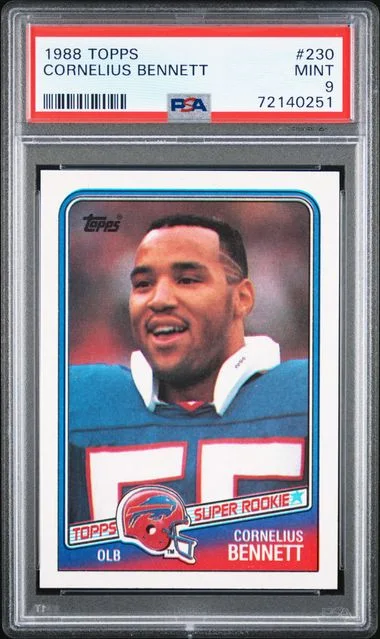 1988 Topps Cornelius Bennett #230 card image