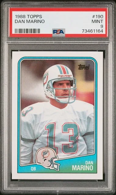 1988 Topps Dan Marino #190 card image
