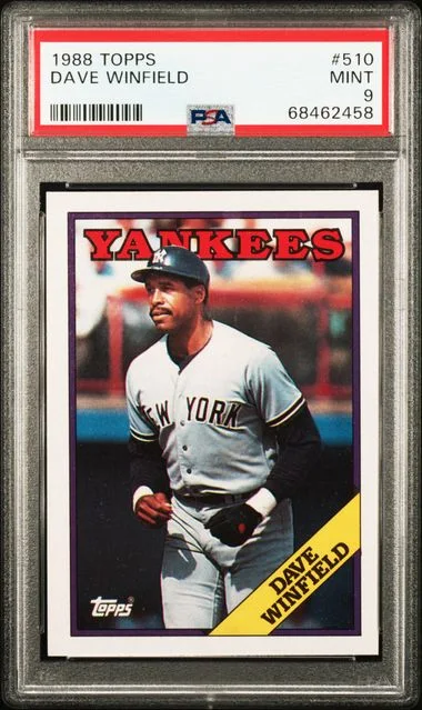 1988 Topps Dave Winfield #510 card image