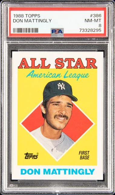1988 Topps Don Mattingly #386 card image