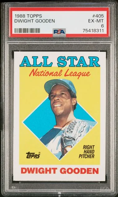 1988 Topps Dwight Gooden #405 card image