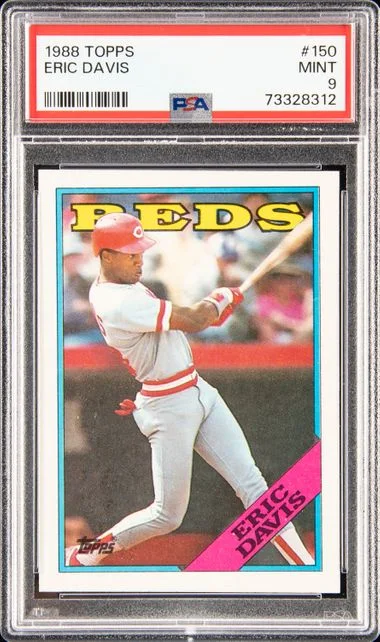 1988 Topps Eric Davis #150 card image
