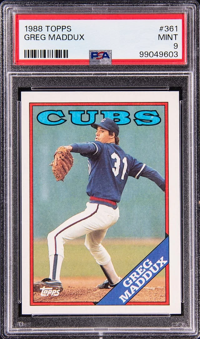 1988 Topps Greg Maddux #361 card image