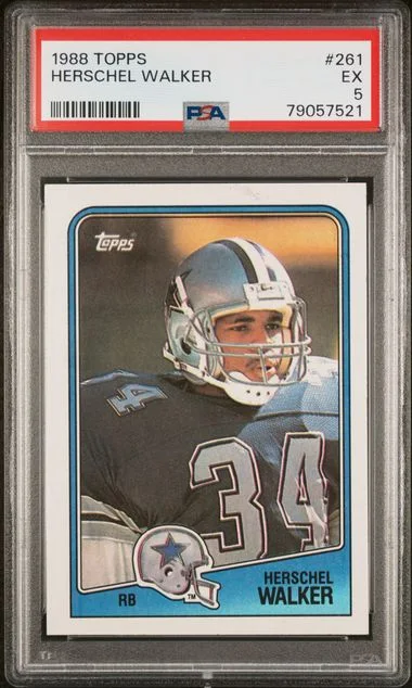 1988 Topps Herschel Walker #261 card image