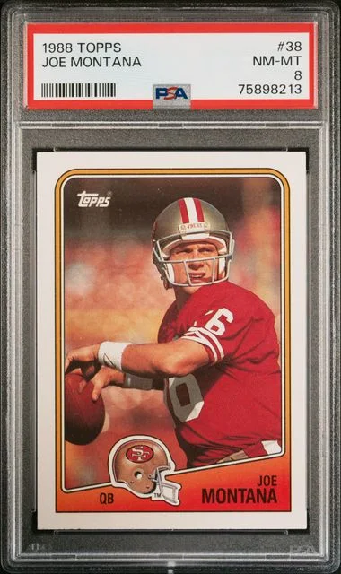 1988 Topps Joe Montana #38 card image