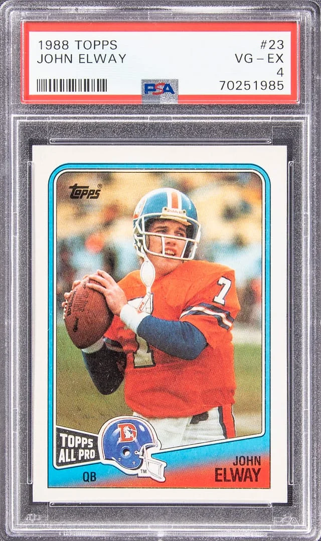 1988 Topps John Elway #23 card image