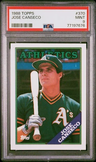 1988 Topps Jose Canseco #370 card image