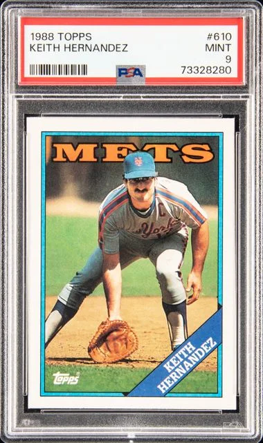 1988 Topps Keith Hernandez #610 card image