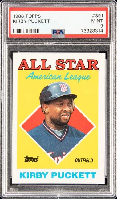 1988 Topps Kirby Puckett #391 card image