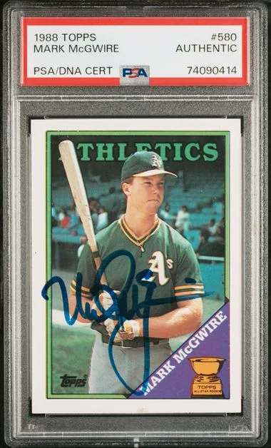 1988 Topps Mark Mcgwire #580 card image
