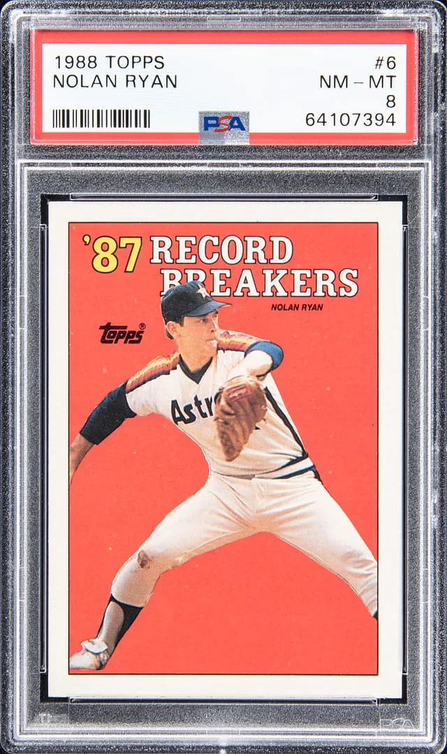 1988 Topps Nolan Ryan #6 card image