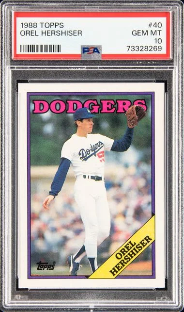 1988 Topps Orel Hershiser #40 card image