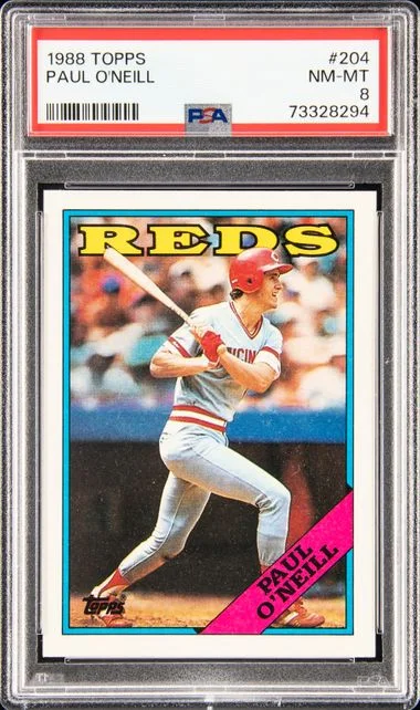 1988 Topps Paul O'Neill #204 card image