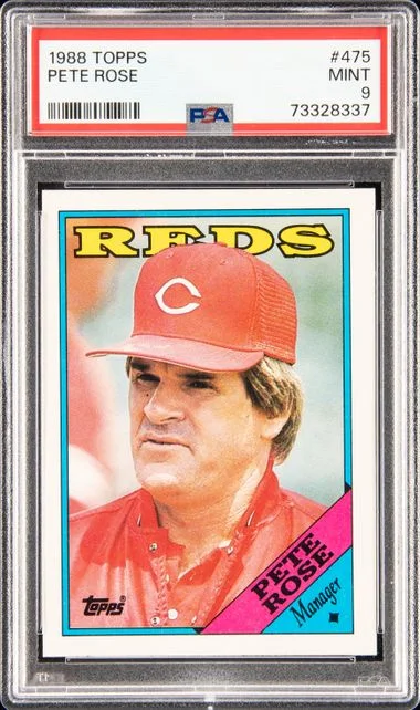 1988 Topps Pete Rose #475 card image