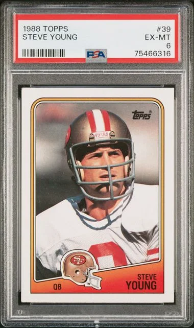 1988 Topps Steve Young #39 card image