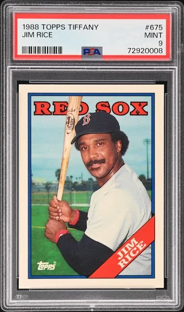 1988 Topps Tiffany Jim Rice #675 card image