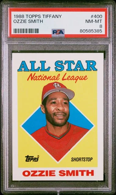 1988 Topps Tiffany Ozzie Smith #400 card image