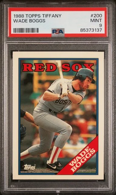 1988 Topps Tiffany Wade Boggs #200 card image