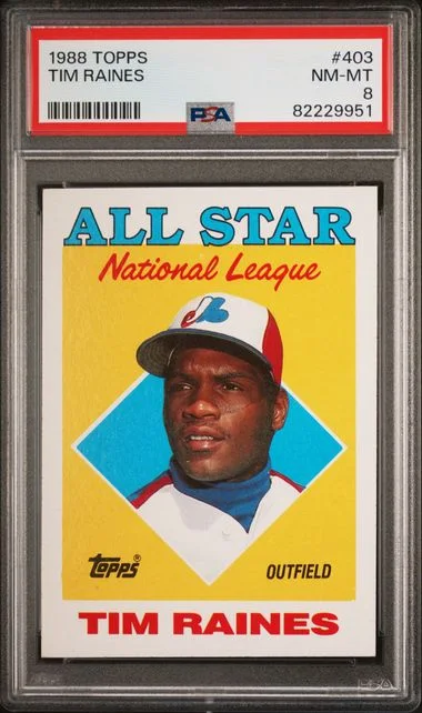 1988 Topps Tim Raines #403 card image