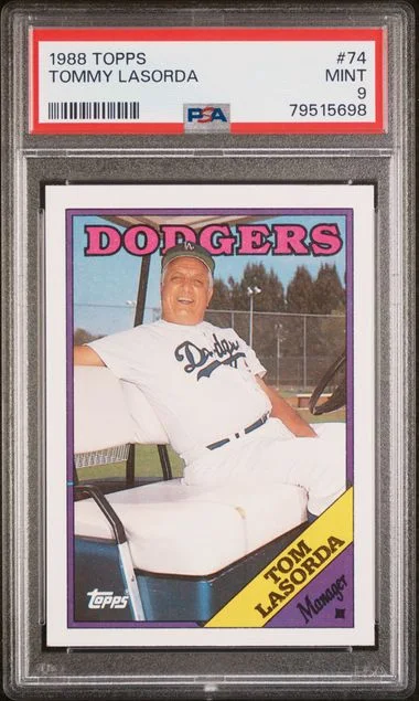 1988 Topps Tommy Lasorda #74 card image