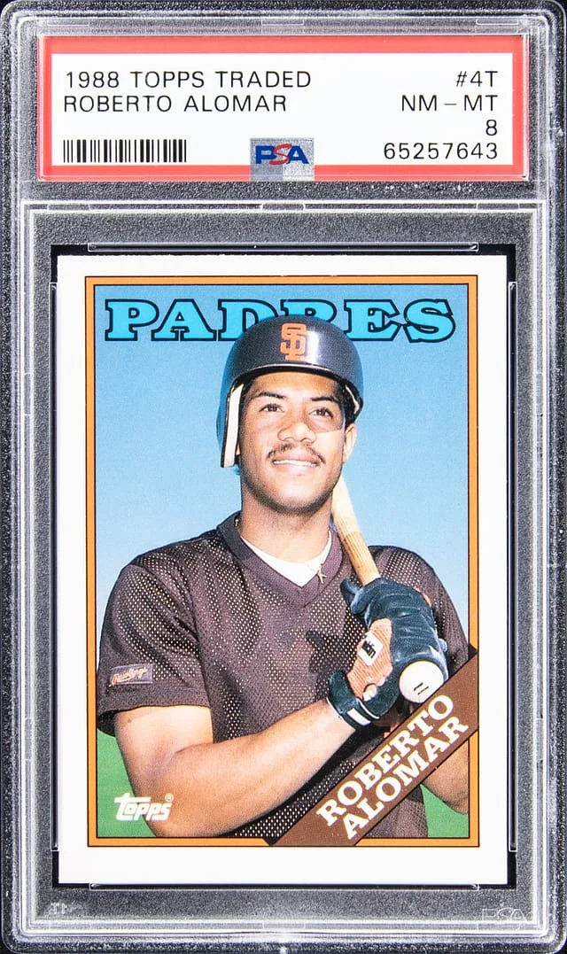 1988 Topps Traded Roberto Alomar #4T card image