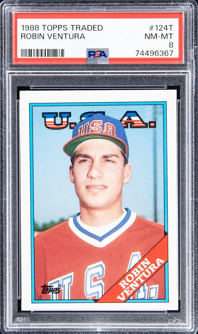 1988 Topps Traded Robin Ventura #124T card image