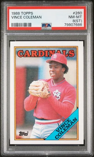 1988 Topps Vince Coleman #260 card image