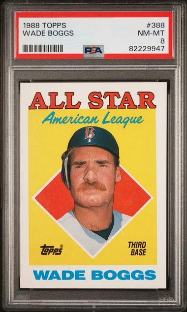 1988 Topps Wade Boggs #388 card image