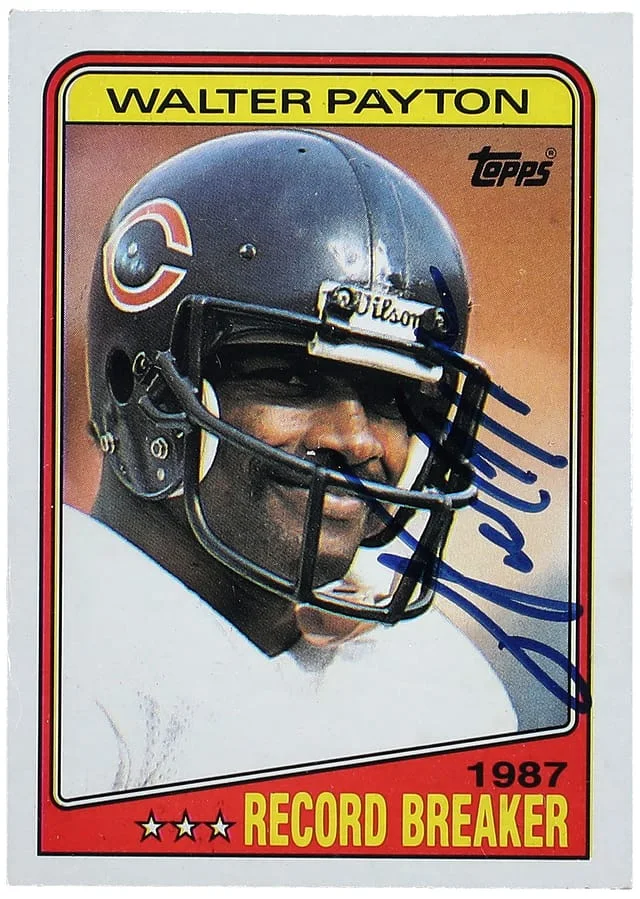 1988 Topps Walter Payton, 1987 Record Breaker #5 card image