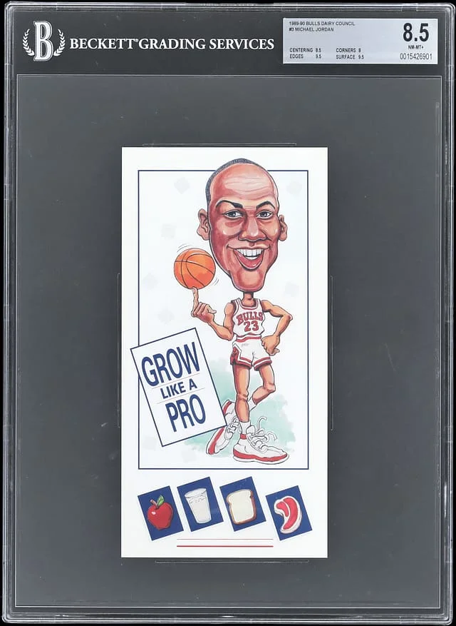 1989-90 Bulls Dairy Council Michael Jordan #3 card image