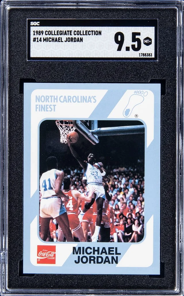 1989-90 Collegiate Collection Michael Jordan #14 card image