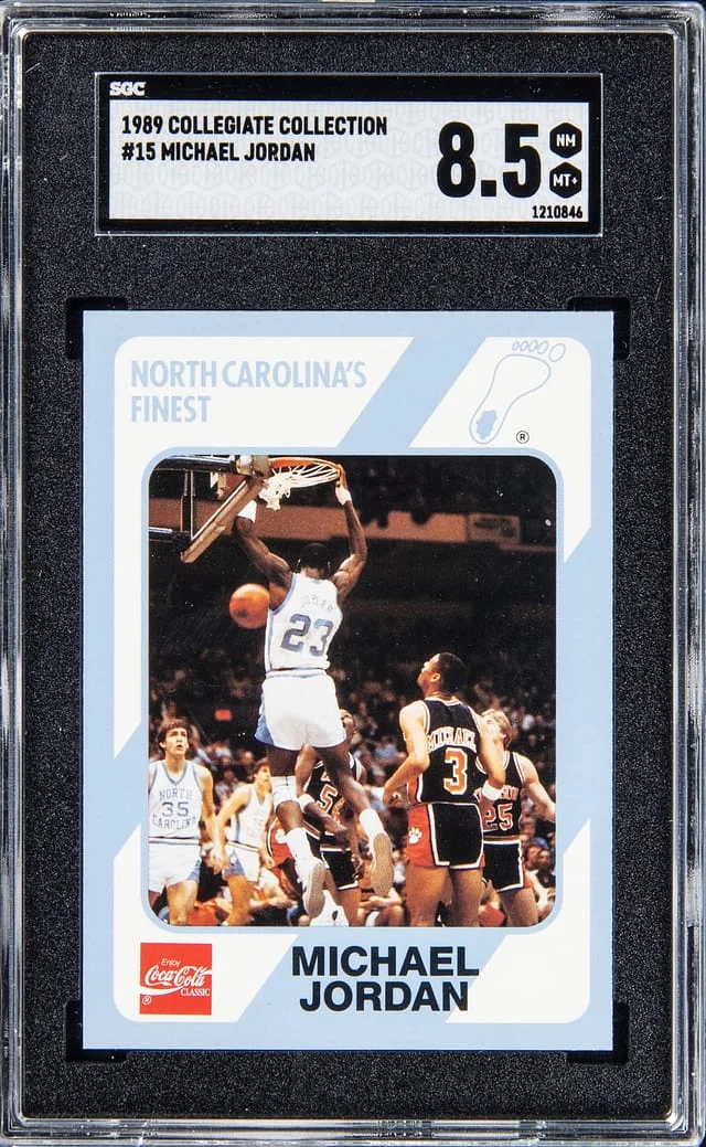 1989-90 Collegiate Collection Michael Jordan #15 card image