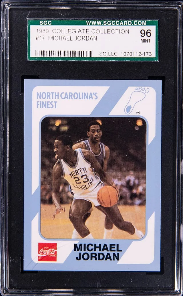 1989-90 Collegiate Collection Michael Jordan #17 card image