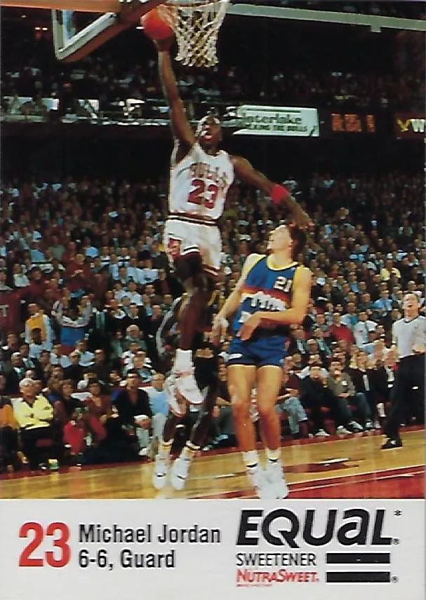 1989-90 Equal Chicago Bulls Michael Jordan #NNO card image