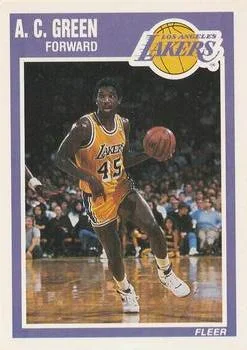 1989-90 Fleer A.C. Green #76 card image