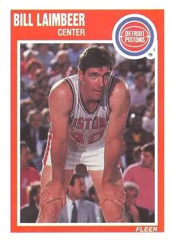 1989-90 Fleer Bill Laimbeer #48 card image
