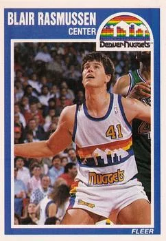 1989-90 Fleer Blair Rasmussen #42 card image