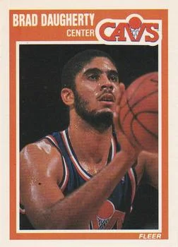 1989-90 Fleer Brad Daugherty #25 card image