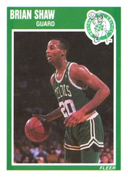 1989-90 Fleer Brian Shaw #14 card image