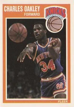 1989-90 Fleer Charles Oakley #103 card image