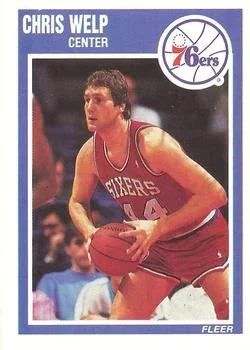 1989-90 Fleer Chris Welp #118 card image