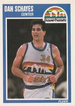 1989-90 Fleer Dan Schayes #43 card image